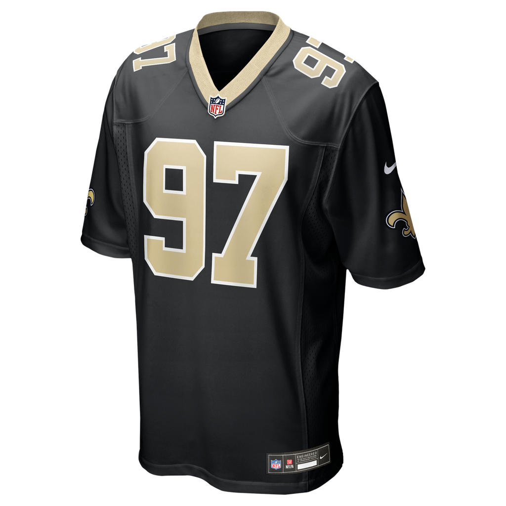 Khristian Boyd New Orleans Saints Nike  Game Official Jersey -  Black