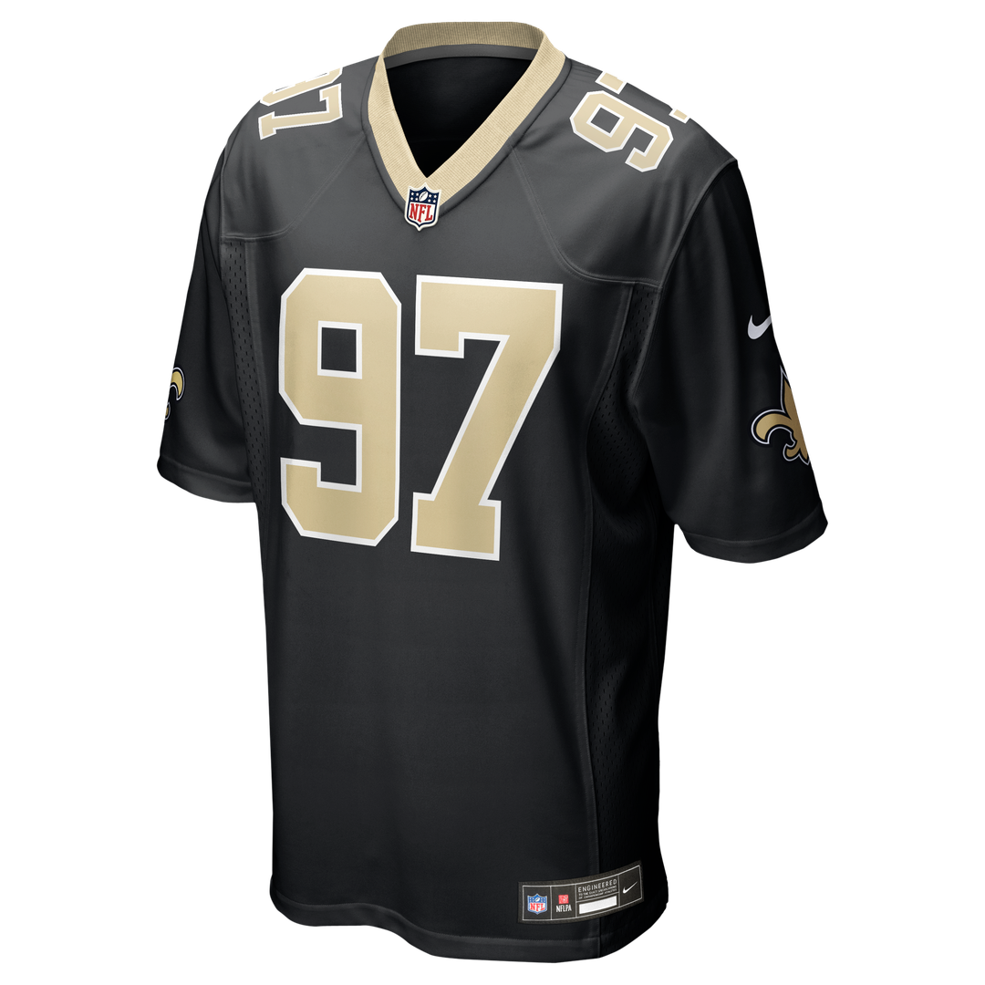 Khristian Boyd New Orleans Saints Nike  Game Official Jersey -  Black