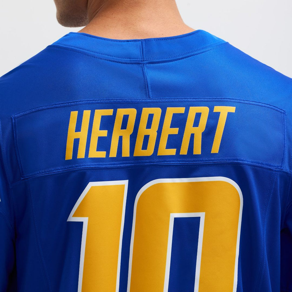 Justin Herbert Los Angeles Chargers Nike Vapor F.U.S.E. Limited Official Jersey - Royal