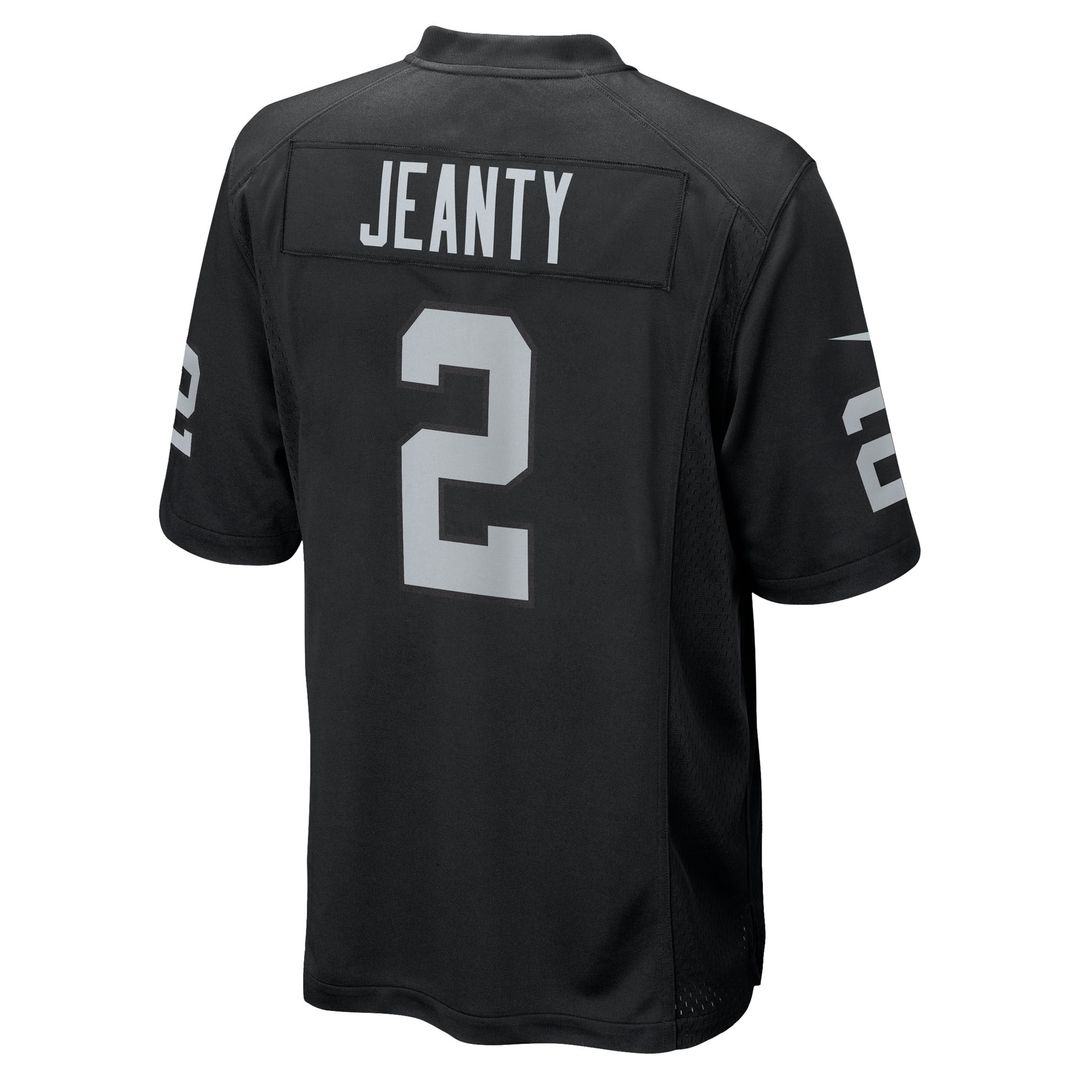 Ashton Jeanty Las Vegas Raiders Nike Team Game Official Jersey - Black