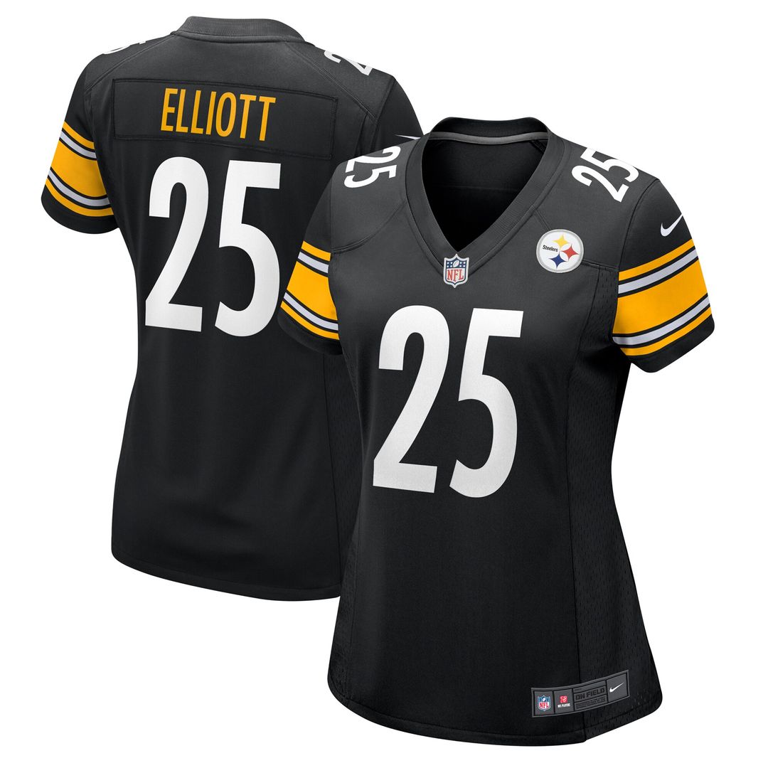 DeShon Elliott Pittsburgh Steelers Nike Women's Team Game Jersey - Black