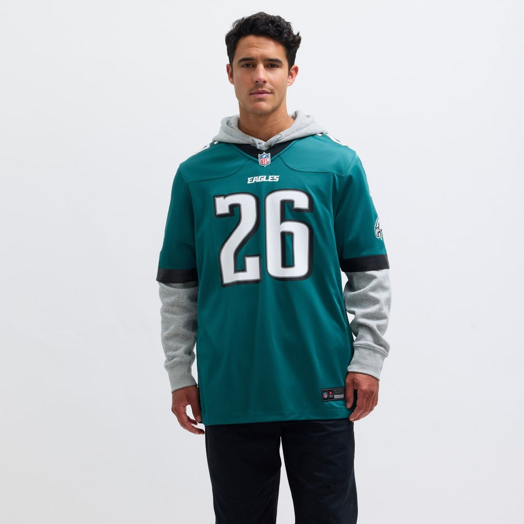 Saquon Barkley Philadelphia Eagles Nike Alternate Game Official Jersey -  Black