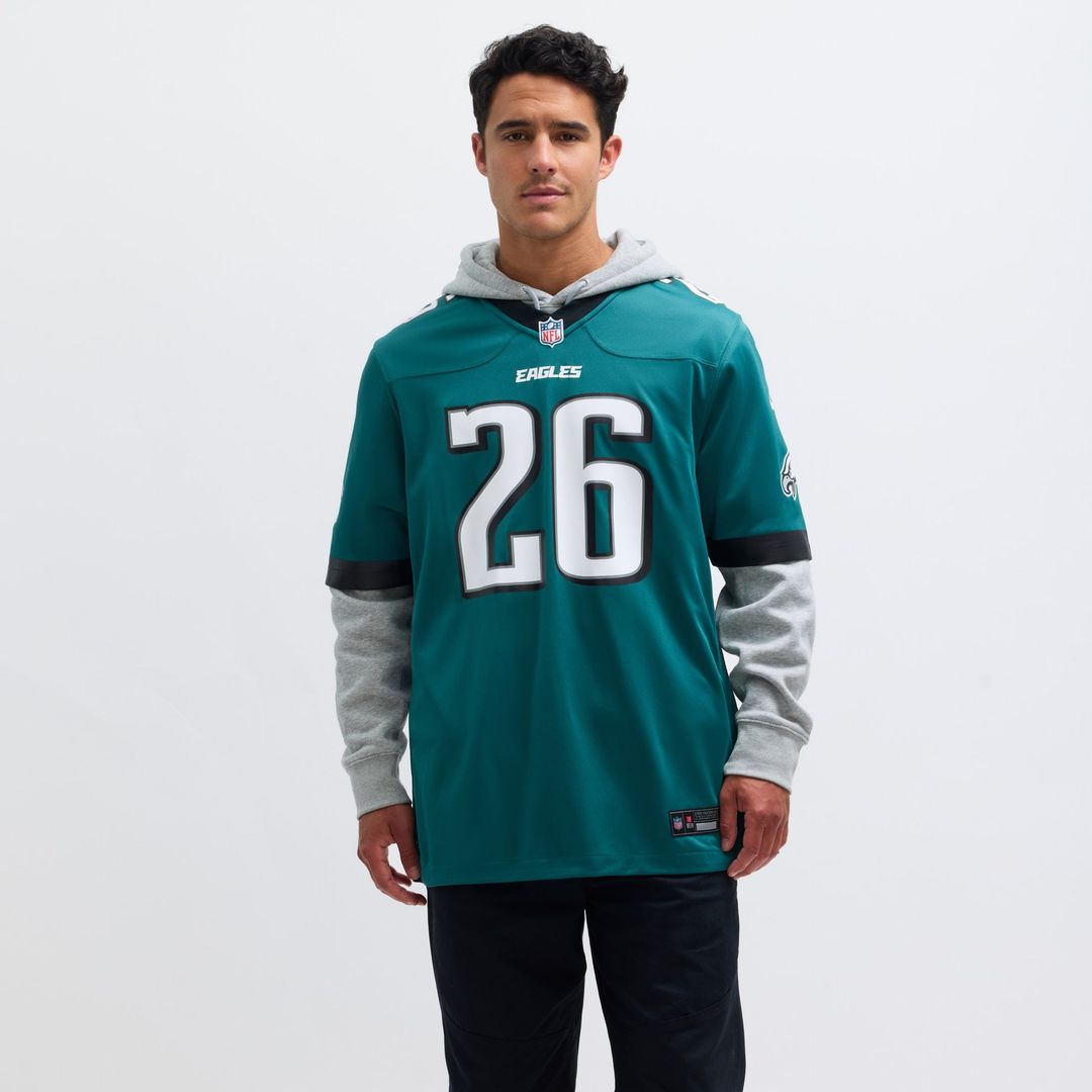 Saquon Barkley Philadelphia Eagles Nike Alternate Game Official Jersey -  Black
