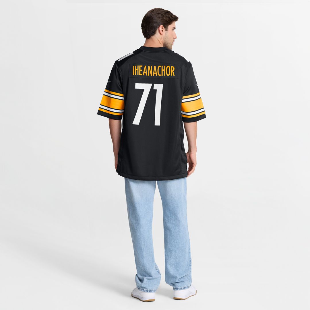 Max Iheanachor Pittsburgh Steelers Nike 2026 NFL Draft First Round Pick No. 21 Team Game Official Jersey - Black