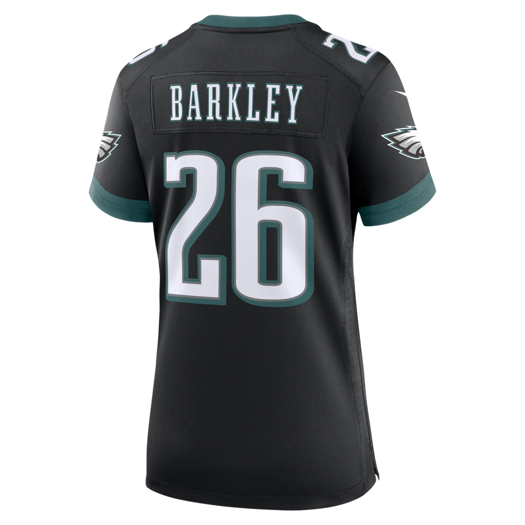 Saquon Barkley Philadelphia Eagles Nike Women's Alternate Game Jersey - Black