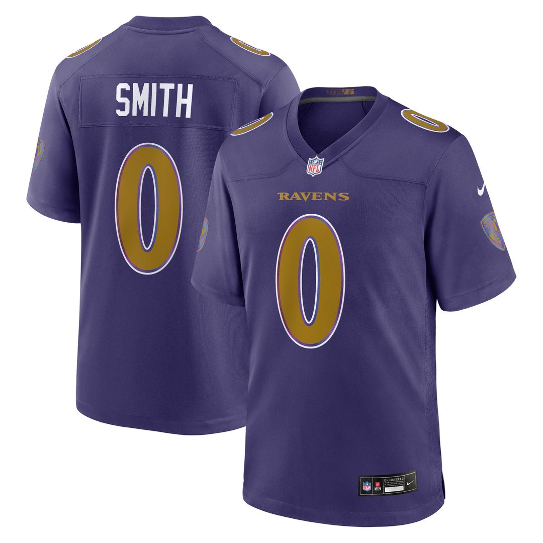 Roquan Smith Baltimore Ravens Nike Game Official Jersey - White