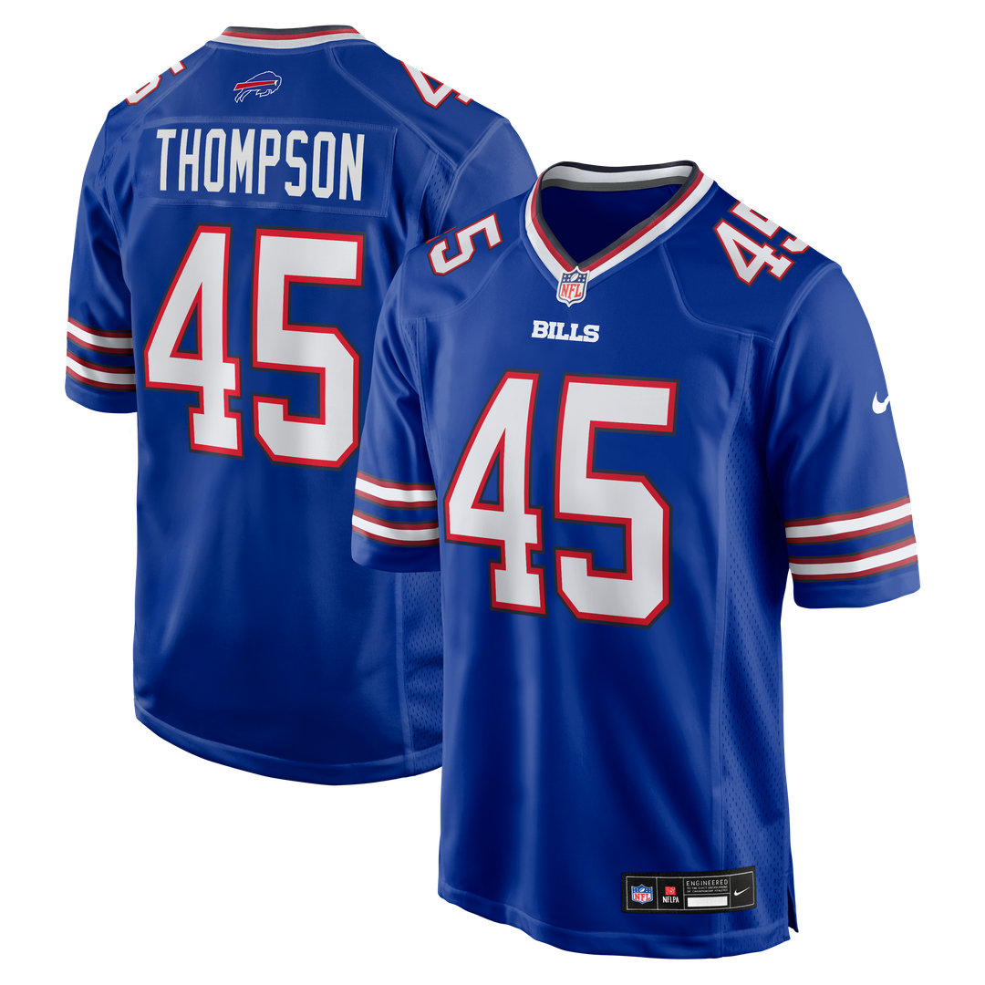 Shaq Thompson Buffalo Bills Nike Team Game Official Jersey -  Royal