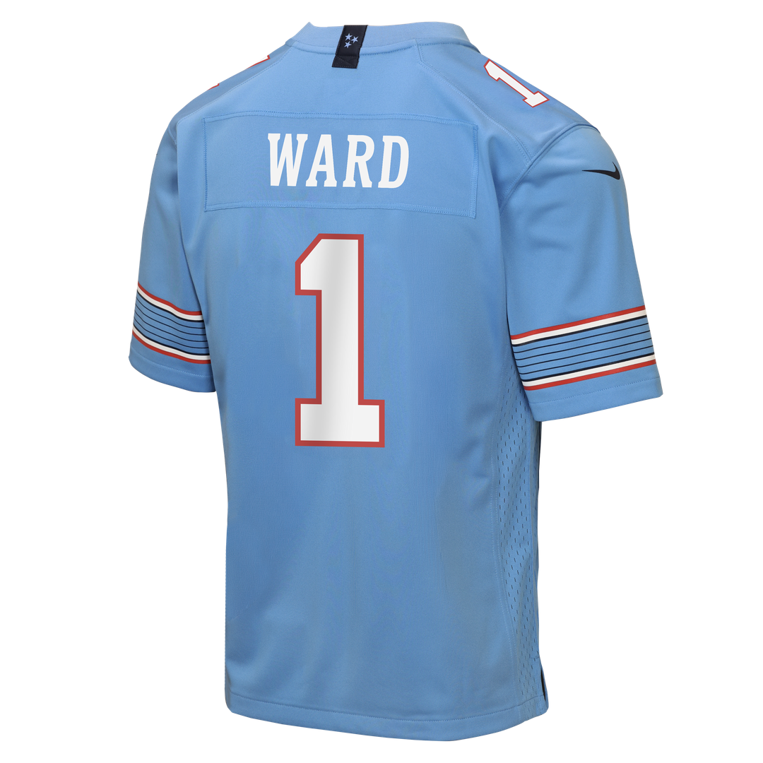 Cameron Ward Tennessee Titans Nike Youth Game Official Jersey - Light Blue