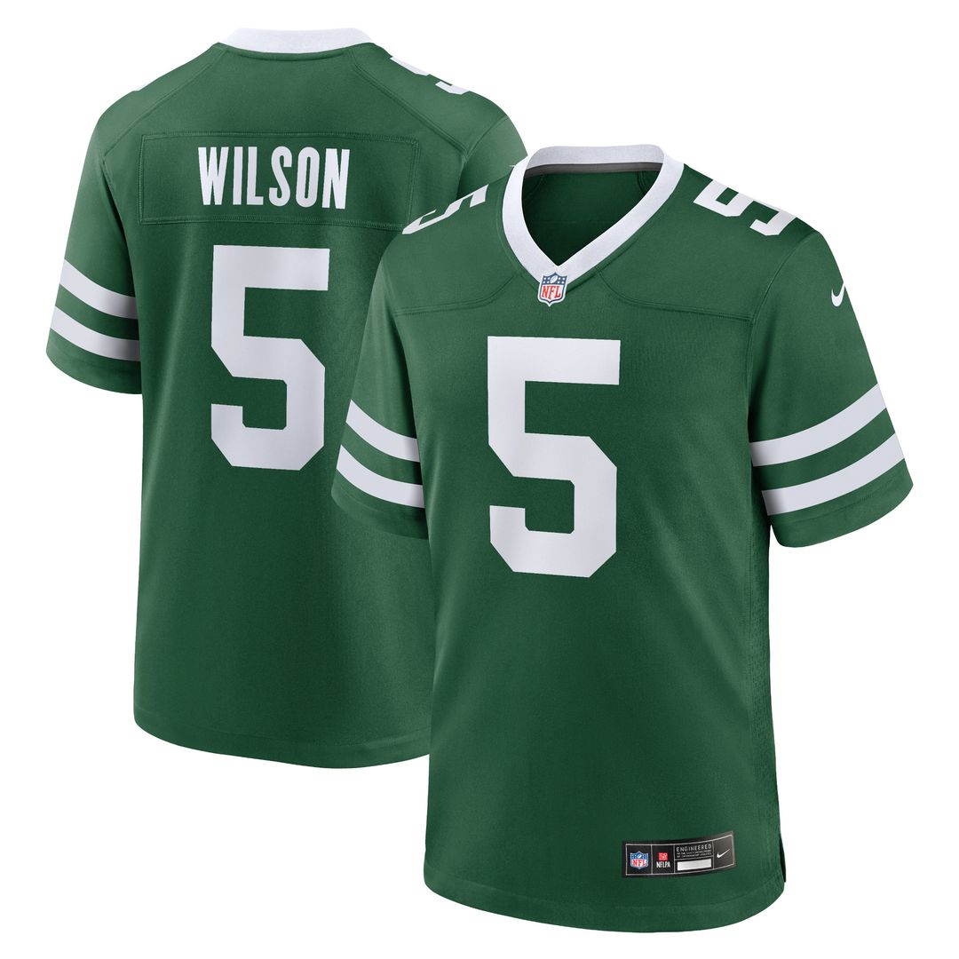 Garrett Wilson New York Jets Nike Game Jersey - Legacy White