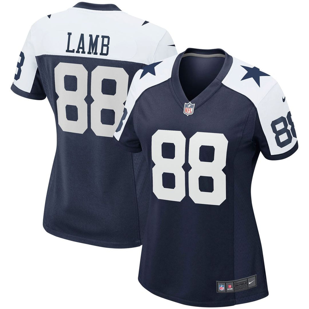 CeeDee Lamb Dallas Cowboys Nike Women's Alternate Game Team Official Jersey - Navy