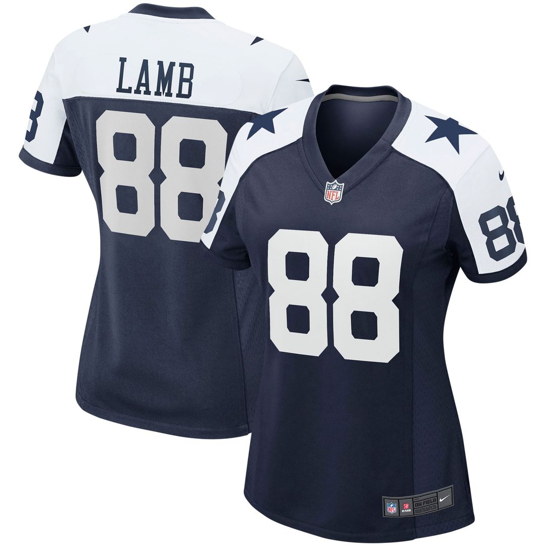 CeeDee Lamb Dallas Cowboys Nike Women's Alternate Game Team Official Jersey - Navy