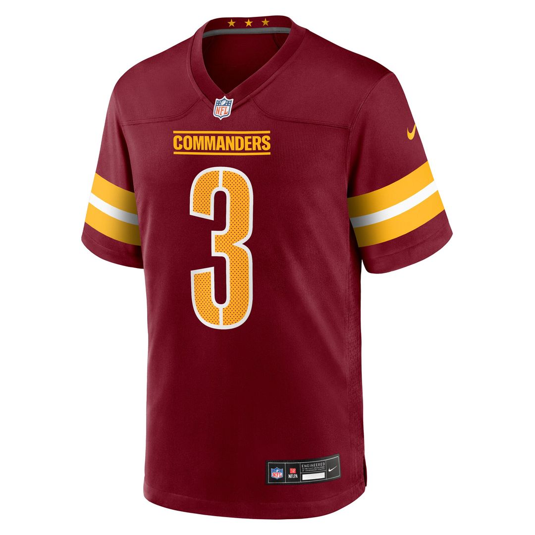 Will Harris Washington Commanders Nike Team Game Jersey - Burgundy