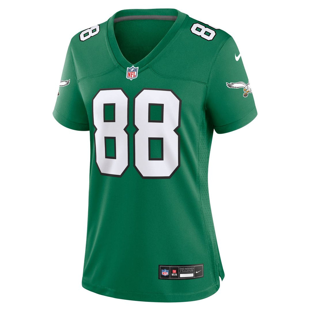 Dallas Goedert Philadelphia Eagles Nike Women's Team Game Official Jersey -  Midnight Green