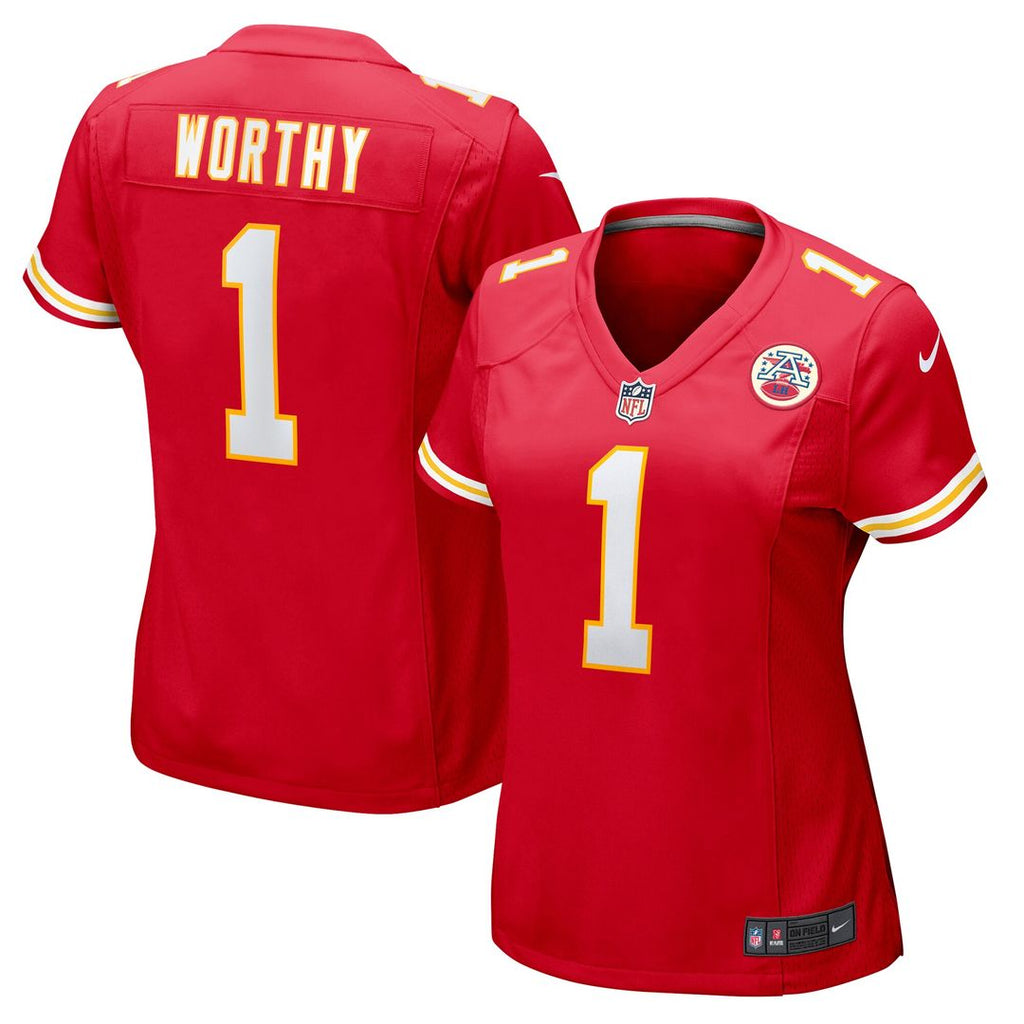 Xavier Worthy Kansas City Chiefs Nike Women's Game Jersey - Red