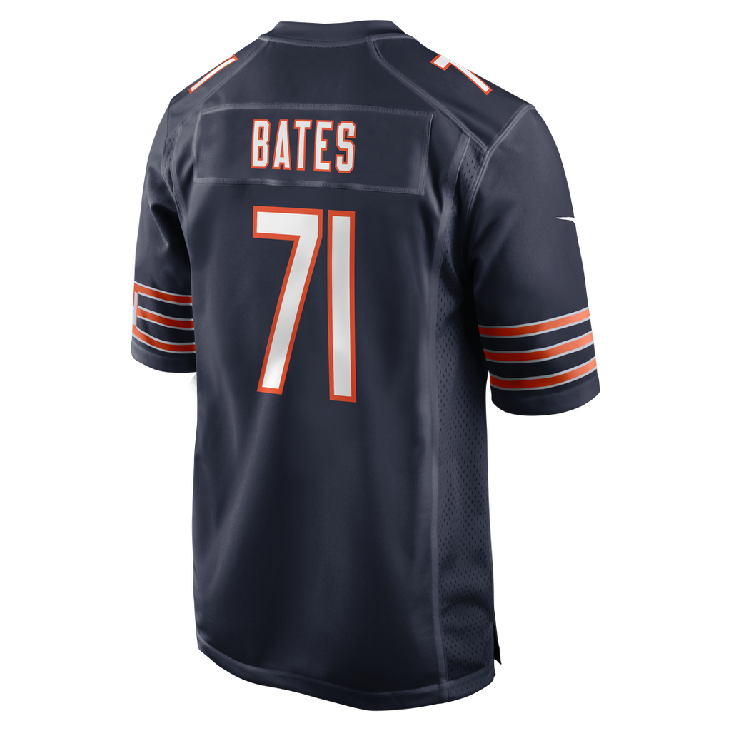Ryan Bates Chicago Bears Nike  Game Official Jersey -  Navy