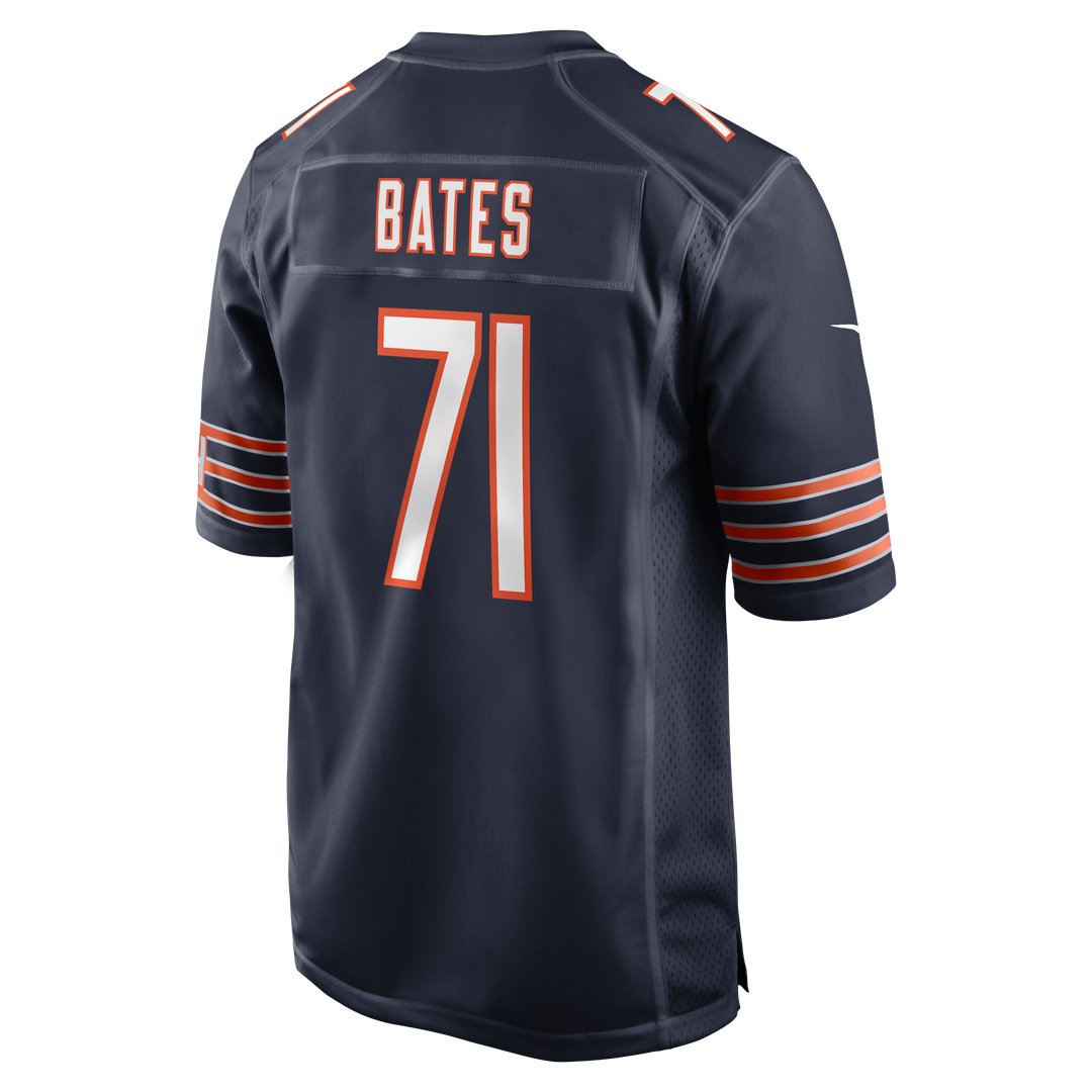Ryan Bates Chicago Bears Nike  Game Official Jersey -  Navy