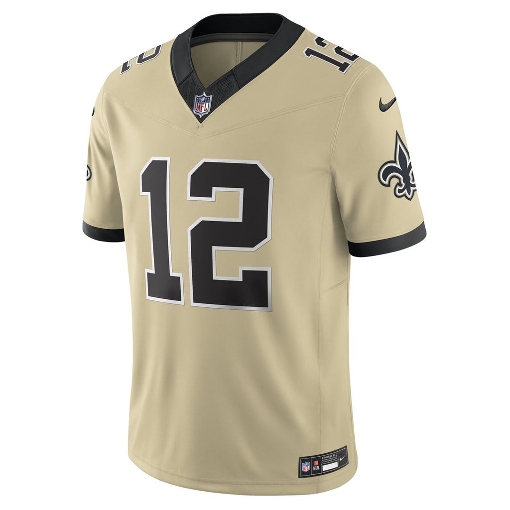 Chris Olave New Orleans Saints Nike Gameday Golds Alternate Vapor F.U.S.E. Limited Official Jersey - Gold