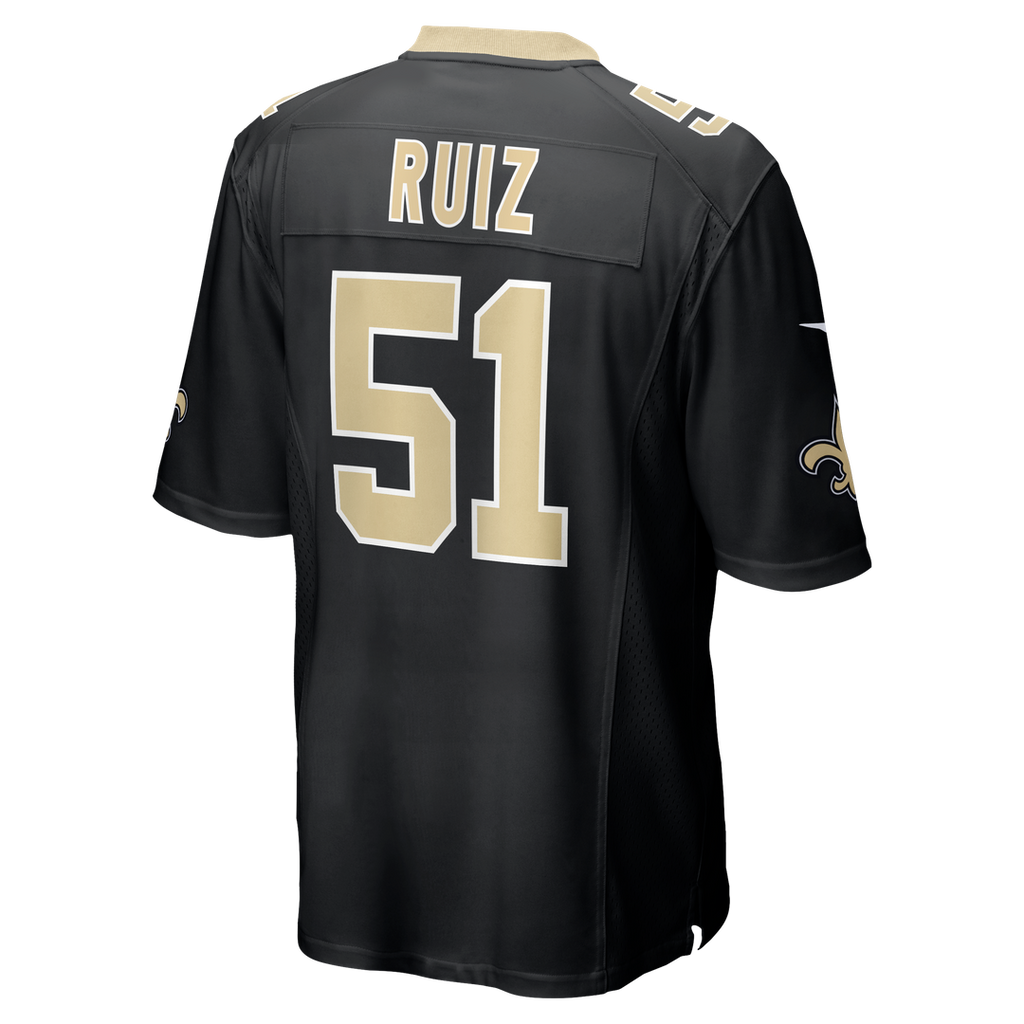 Cesar Ruiz New Orleans Saints Nike Player Game Official Jersey - Black