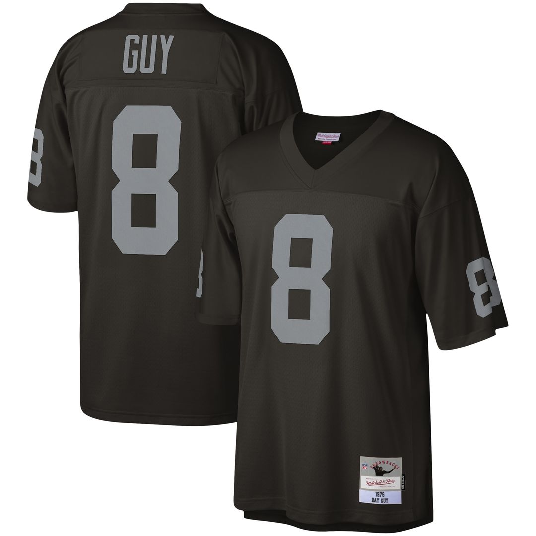 Ray Guy Las Vegas Raiders Mitchell & Ness Legacy Replica Official Jersey - Black