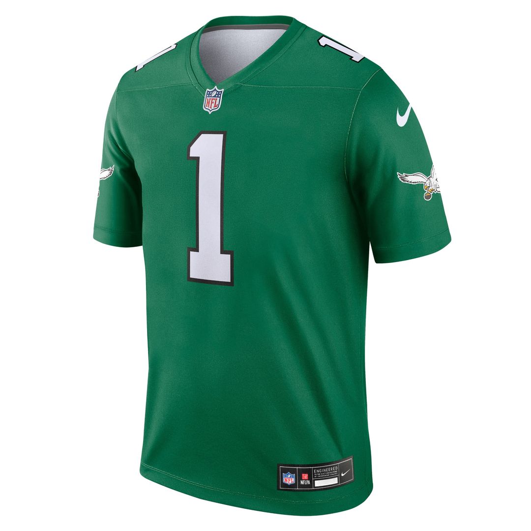 Jalen Hurts Philadelphia Eagles Nike Legend Player Performance Top - Kelly Green