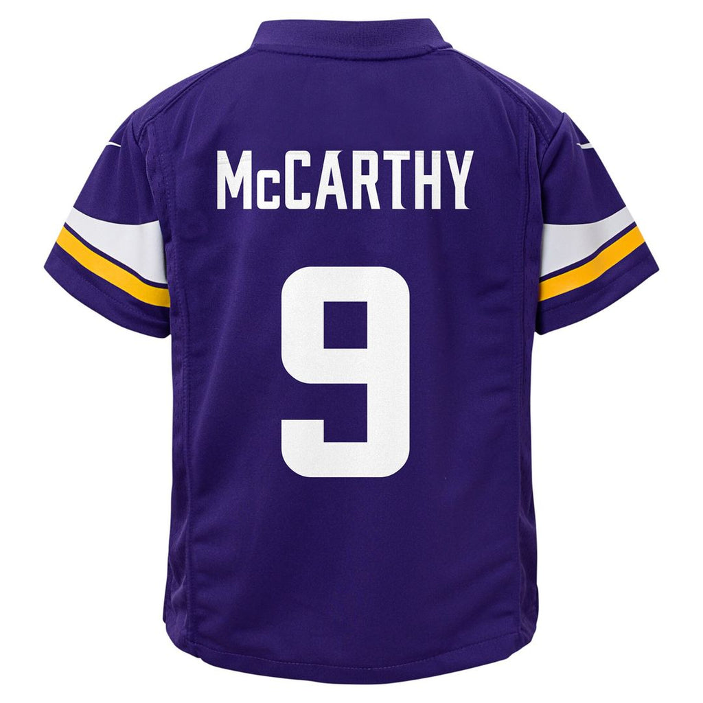 J.J. McCarthy Minnesota Vikings Nike Infant Team Player Game Jersey - Purple