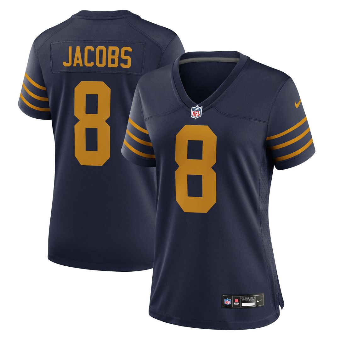 Josh Jacobs Green Bay Packers Nike Women's The 1923 Classic Game Official Jersey - Navy