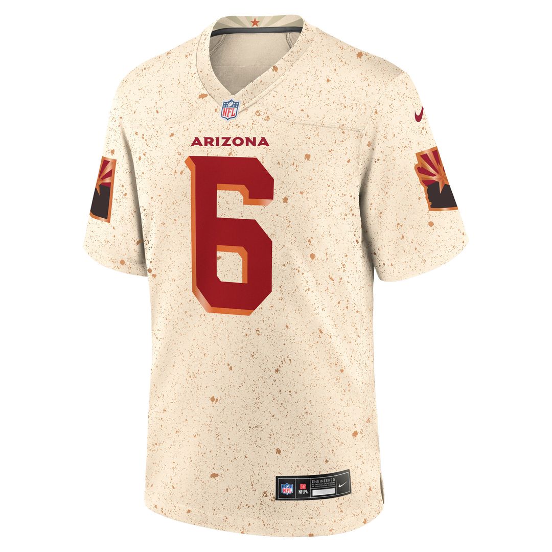 James Conner Arizona Cardinals Nike 2025 Rivalries Collection Game Official Jersey - Natural