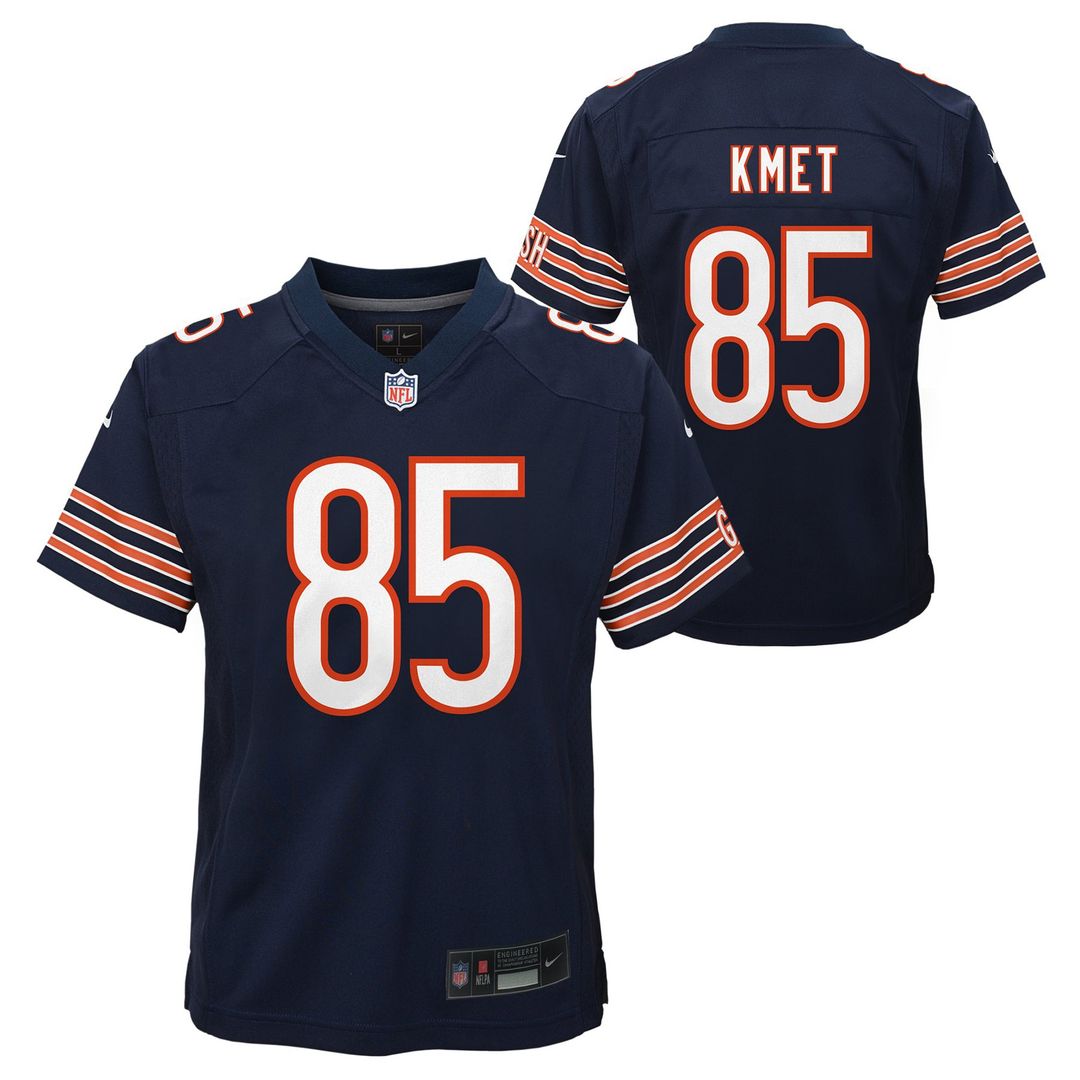 Cole Kmet Chicago Bears Nike Youth Team Game Official Jersey - Navy