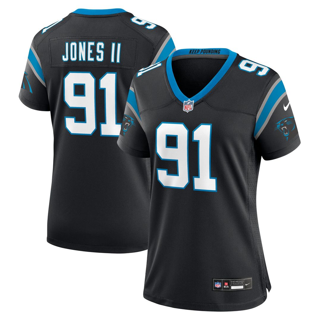 Patrick Jones II Carolina Panthers Nike Women's Team Game Official Jersey -  Black