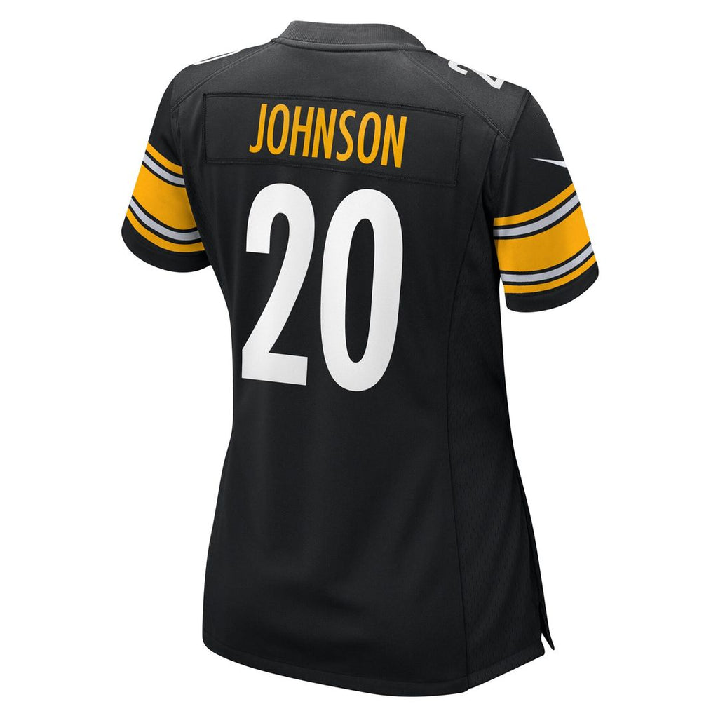 Kaleb Johnson Pittsburgh Steelers Nike Women's Team Game Jersey - Black