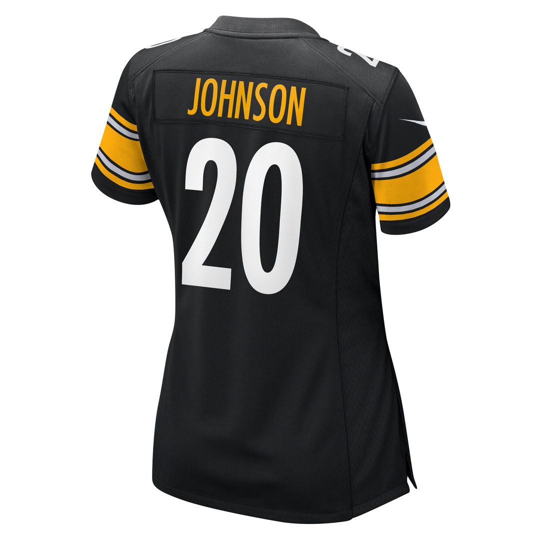 Kaleb Johnson Pittsburgh Steelers Nike Women's Team Game Jersey - Black