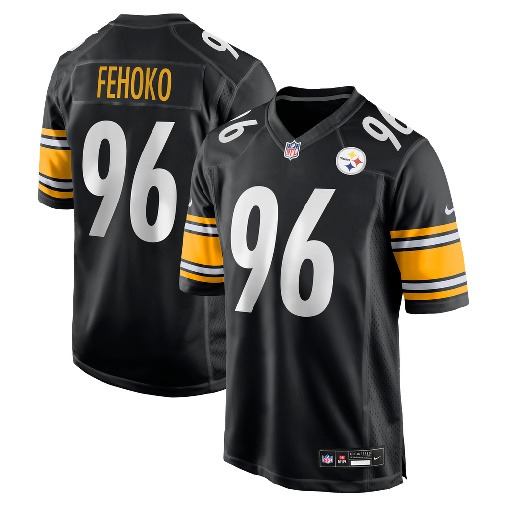 Breiden Fehoko Pittsburgh Steelers Nike Game Jersey - Black