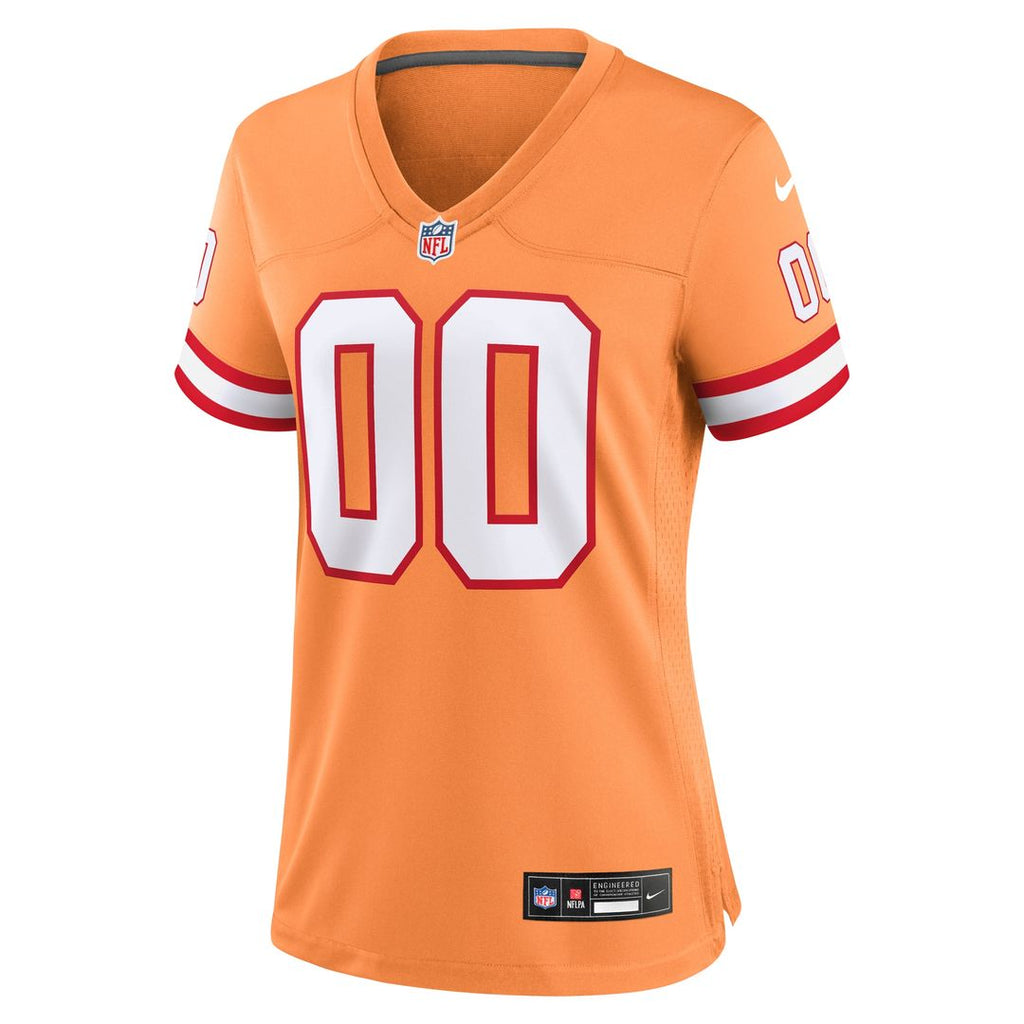 Tampa Bay Buccaneers Nike Women's Alternate Custom Game Official Jersey - Pewter