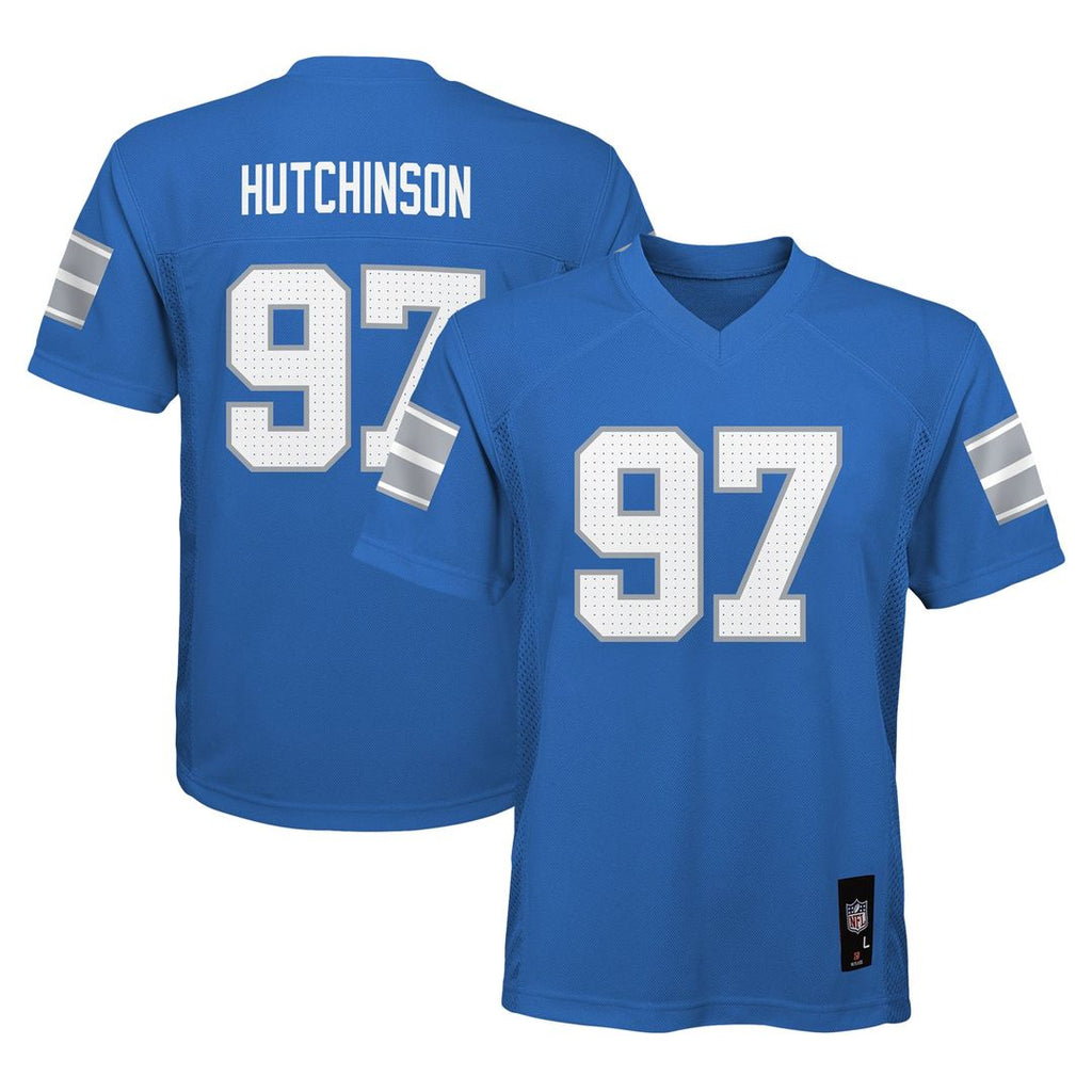 Aidan Hutchinson Detroit Lions Preschool Replica Player Official Jersey - Blue