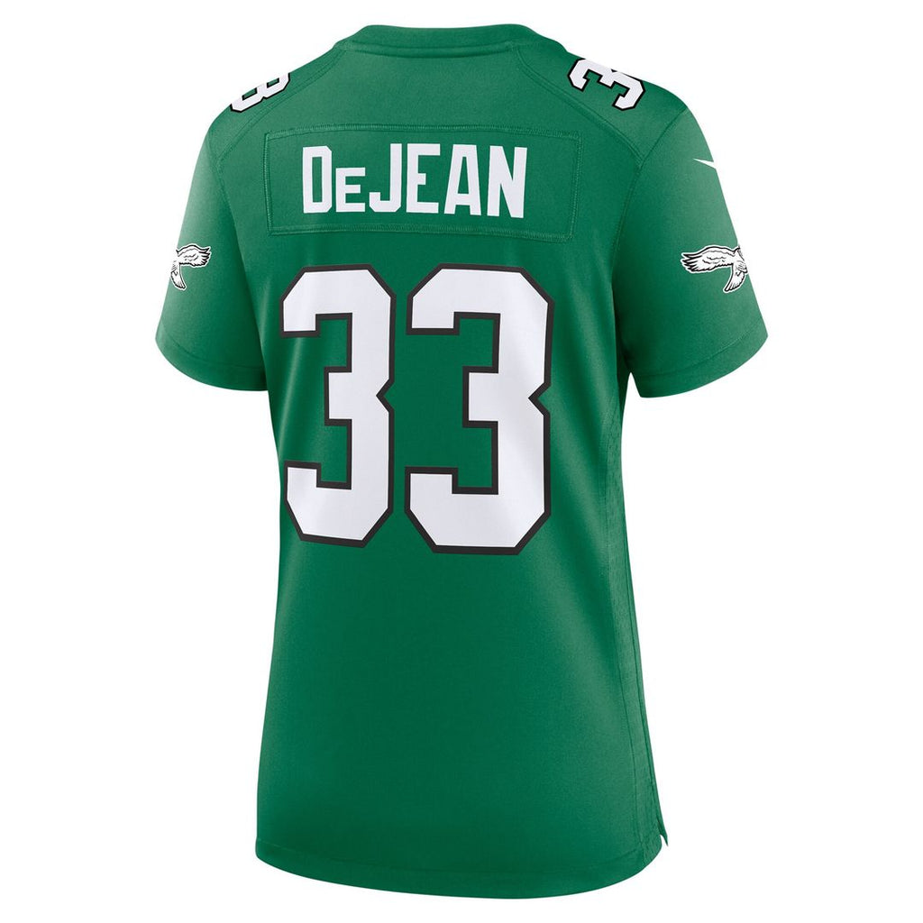Cooper DeJean Philadelphia Eagles Nike Women's Alternate Game Jersey - Kelly Green