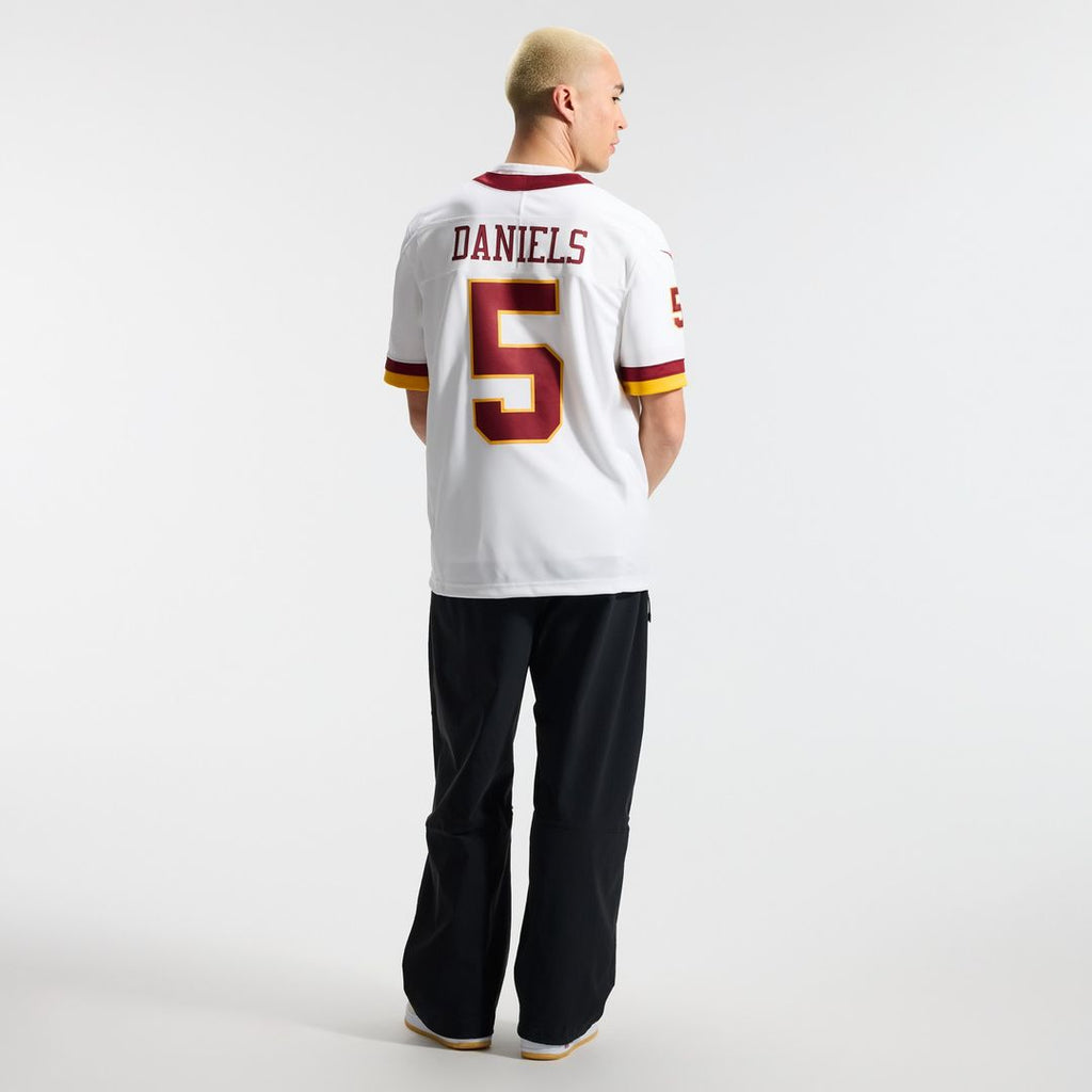 Jayden Daniels Washington Commanders Nike Vapor F.U.S.E. Stitched Limited Official Jersey - White