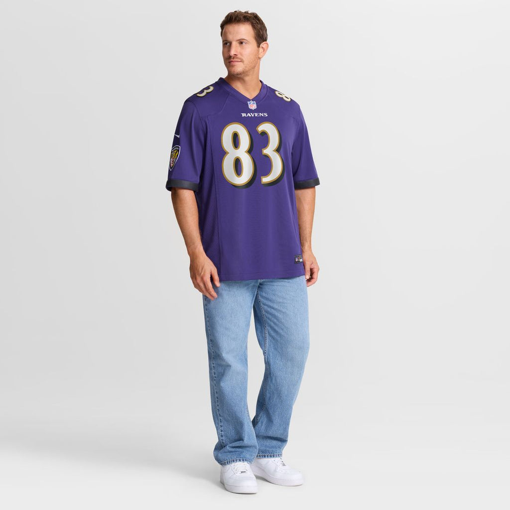 LaJohntay Wester Baltimore Ravens Nike Team Game Official Jersey -  Purple