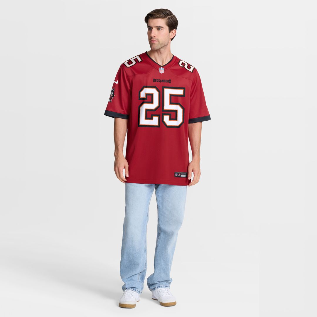 Jacob Parrish Tampa Bay Buccaneers Nike Team Game Official Jersey -  Red