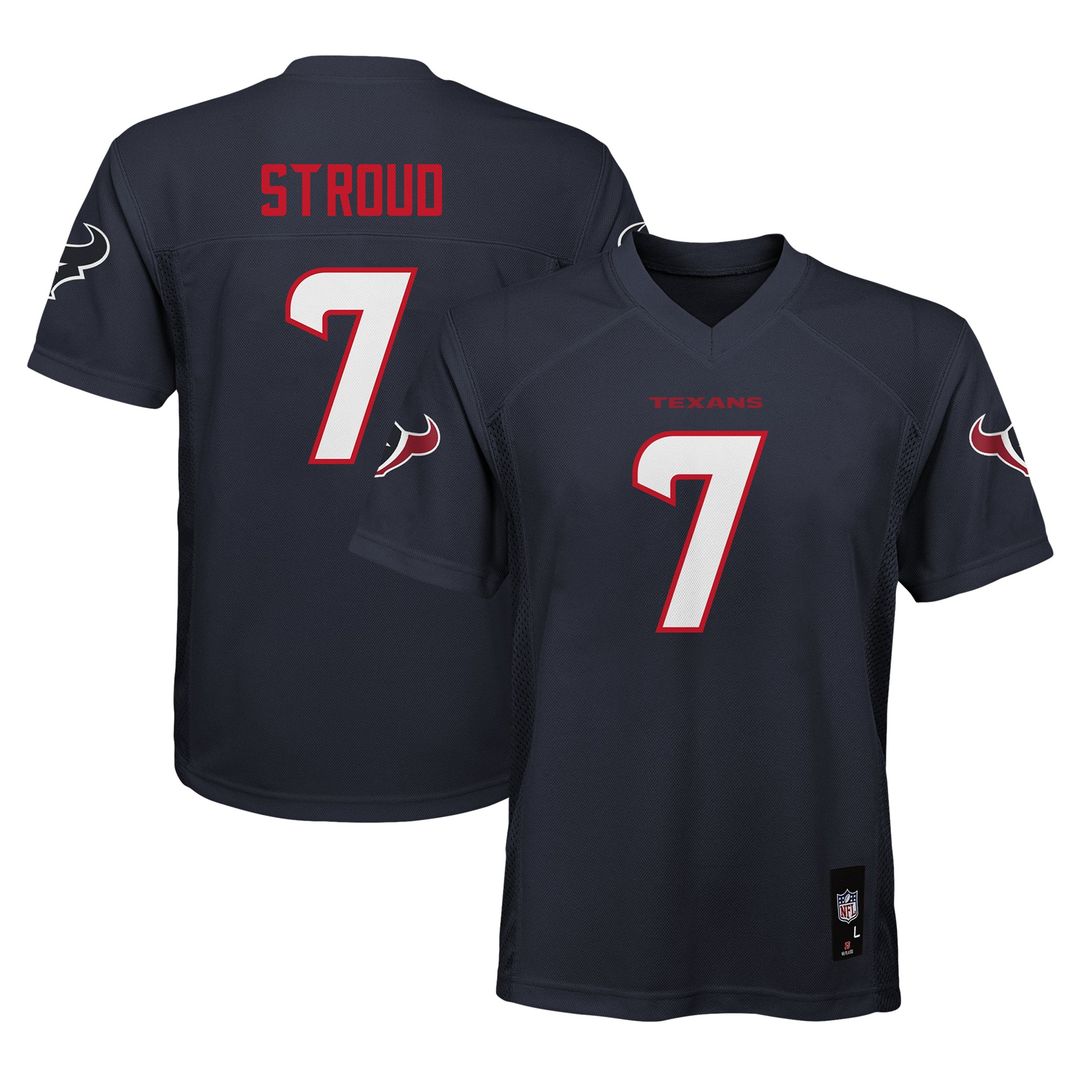 C.J. Stroud Houston Texans Youth Player Replica Jersey - Navy