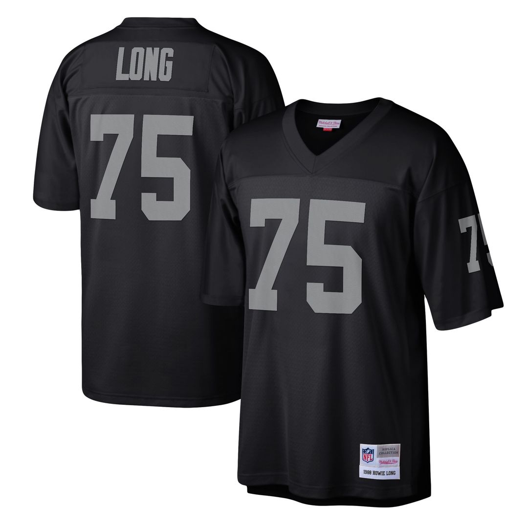 Howie Long Las Vegas Raiders Mitchell & Ness Legacy Replica Official Jersey - Black
