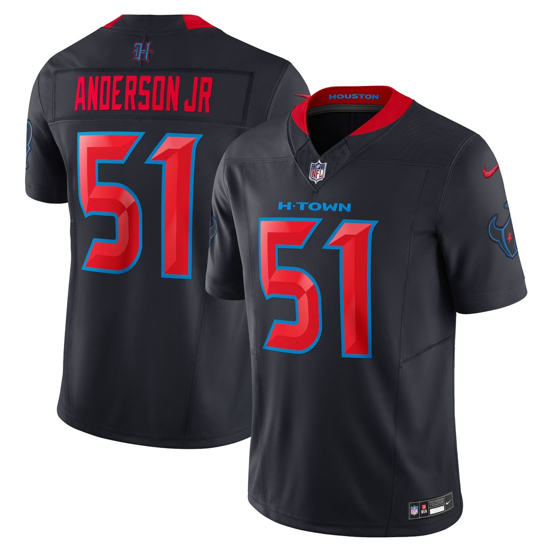 Will Anderson Jr. Houston Texans Nike 2nd Alternate Vapor F.U.S.E. Limited Official Jersey - Navy