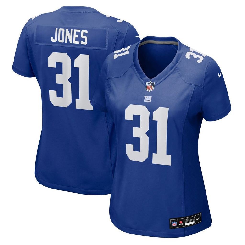 Nic Jones New York Giants Nike Women's Team Game Jersey - Royal