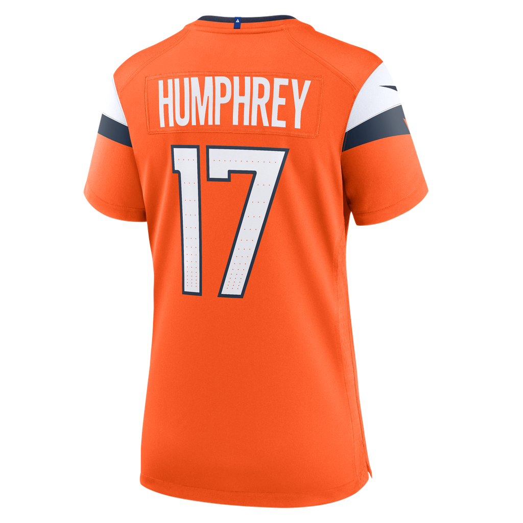 Lil'Jordan Humphrey Denver Broncos Nike Women's Team Game Jersey - Orange