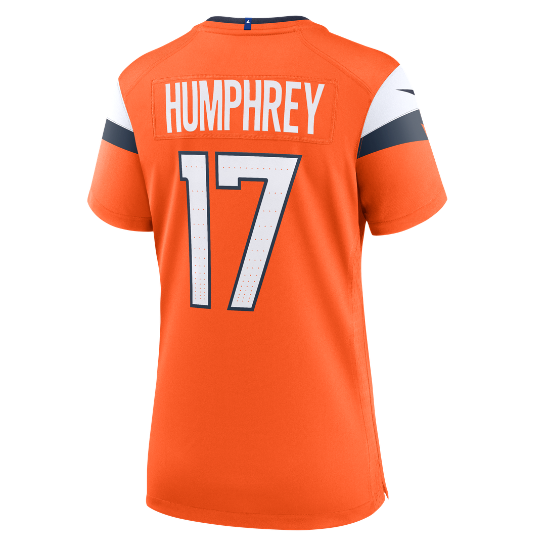 Lil'Jordan Humphrey Denver Broncos Nike Women's Team Game Jersey - Orange