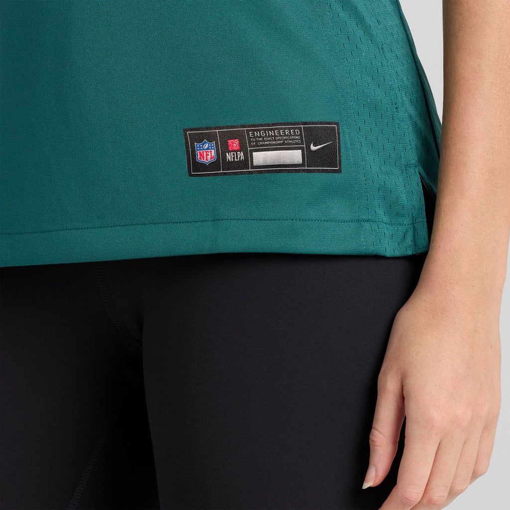 Charley Hughlett Philadelphia Eagles Nike Women's Team Game Official Jersey - Midnight Green