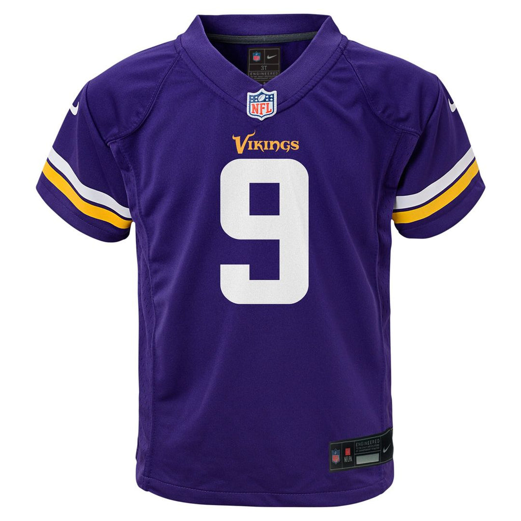 J.J. McCarthy Minnesota Vikings Nike Toddler Game Official Jersey - Purple