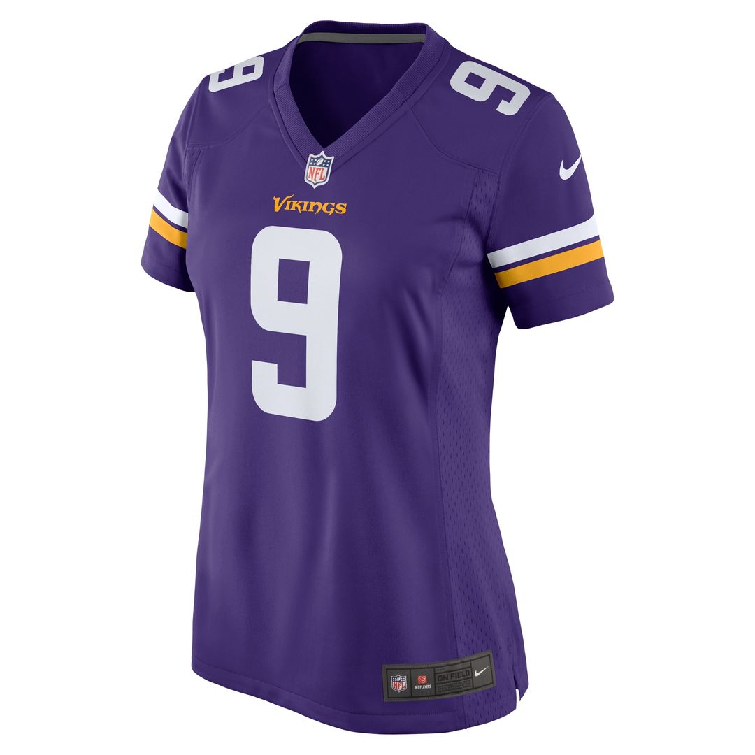 J.J. McCarthy Minnesota Vikings Nike Women's Player Game Jersey - Purple