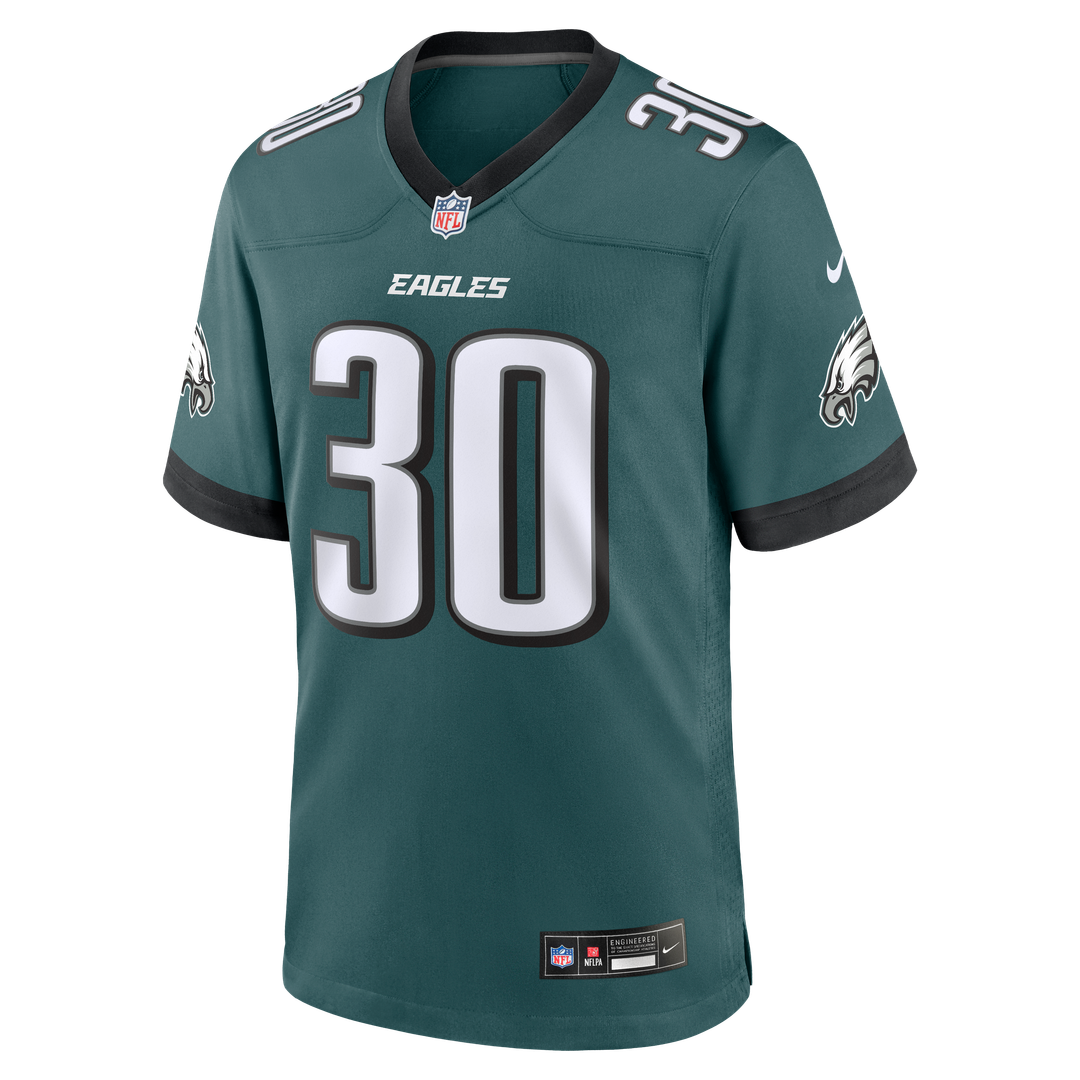 Jihaad Campbell Philadelphia Eagles Nike Game Player Official Jersey - Green