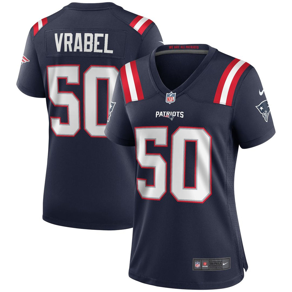 Mike Vrabel New England Patriots Nike Women's Game Retired Player Official Jersey - Navy