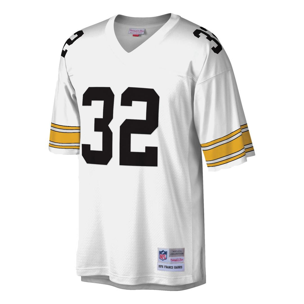 Franco Harris Pittsburgh Steelers Mitchell & Ness Legacy Replica Official Jersey - White